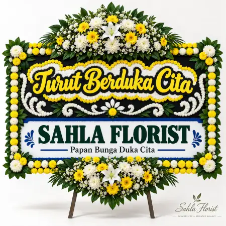 Papan Bunga Duka Sesetan
